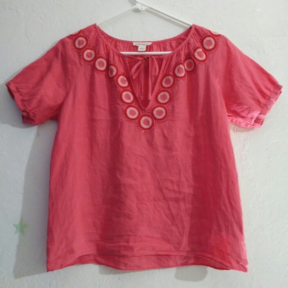 J. Crew Tops - J crew vintage closet linen embroidery  :Boxi8: